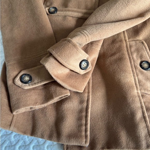 Chic Camel Colored Utility Coat - Picture 8 of 9
